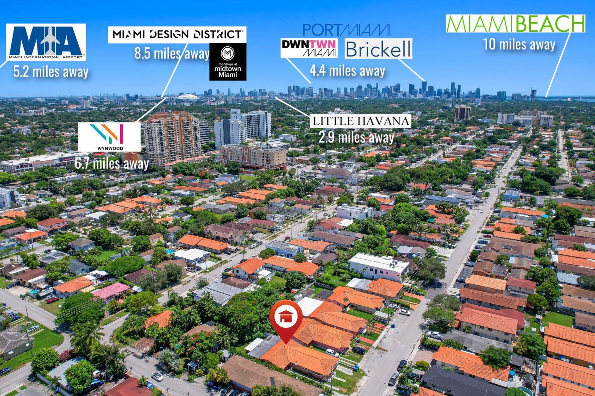 Vacay Spot Gables 4 To 23 Guest Gameroom 2 Kitchens 2 Bbq, 2 Bar, Backyard, Patio, Prime Loc! 6 Blocks Away From Bars, Nite Clubs, Res, Shops Miami